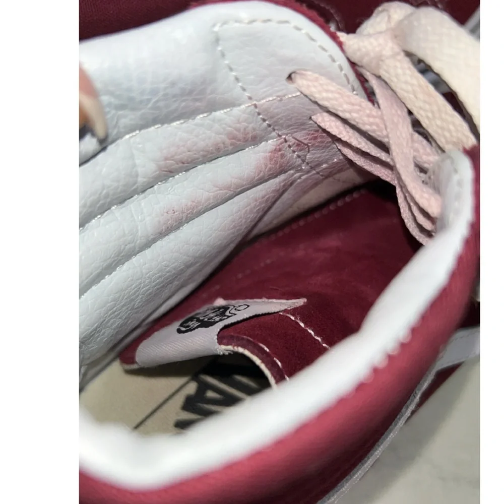 Vans Maroon Sk8 Hi Top - Picture 11 of 11